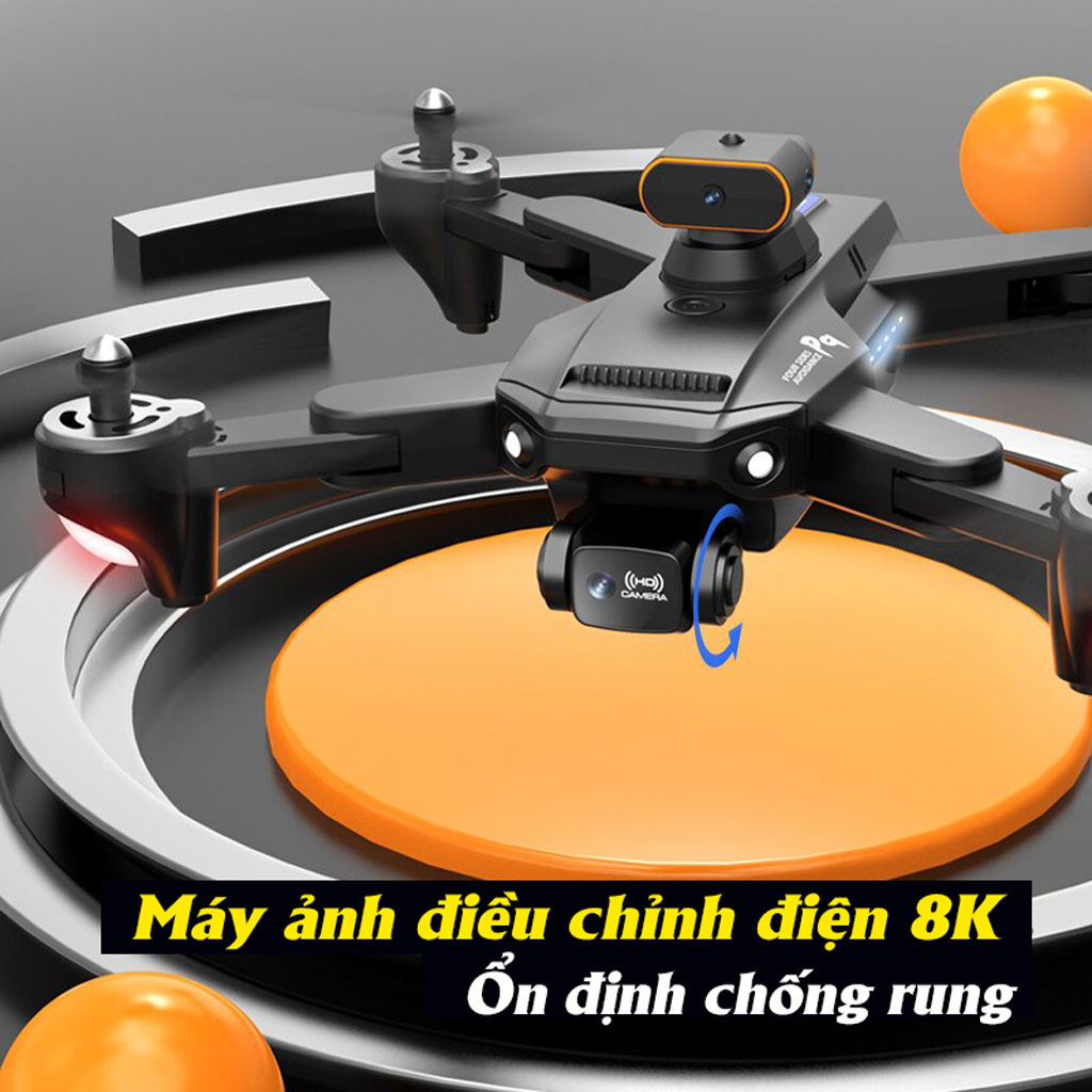 PLaycam điều khiển từ xa Drone P9 Pro G.P.S - Flaycam - Drone mini - Flycam có camera - Lai cam - Fly cam giá rẻ - Playcam - Phờ lai cam