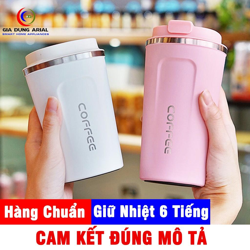 Cốc Giữ Nhiệt Coffee Holic Dung Tích 510ml Giữ Lạnh 6 Tiếng, Cốc Đựng Nước Khắc Tên Và Nội Dung, Chống Tràn Khi Rơi