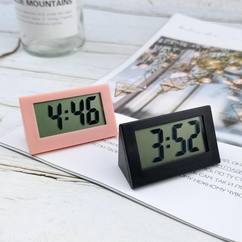 Đồng hồ điện tử để bàn mini màn hình Lcd tiện dụng, đồng hồ để bàn học cute nhỏ gọn xem được ngày tháng