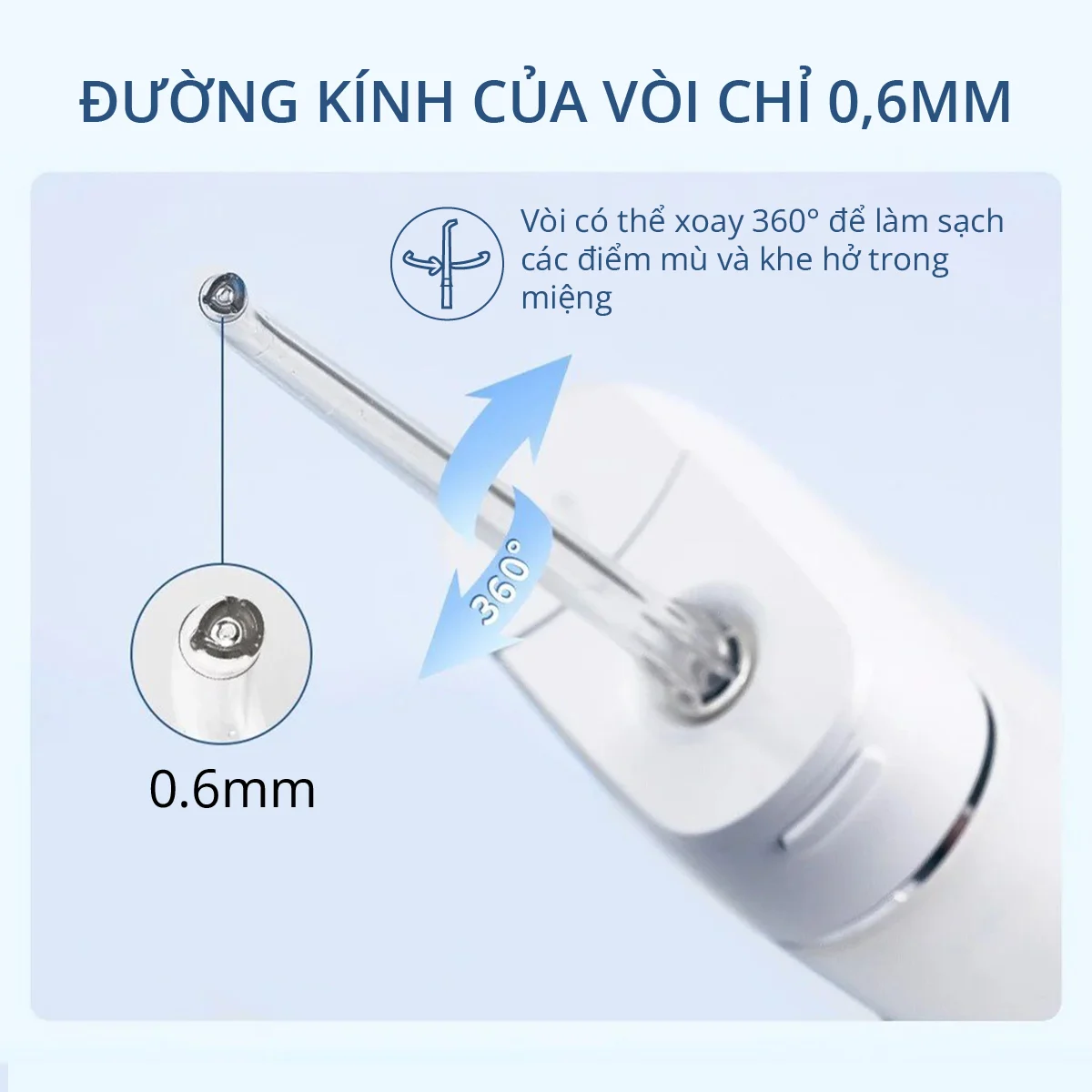 Tăm nước Kachi MK357 nhỏ gọn dễ dàng bỏ trong túi xách - Hàng chính hãng