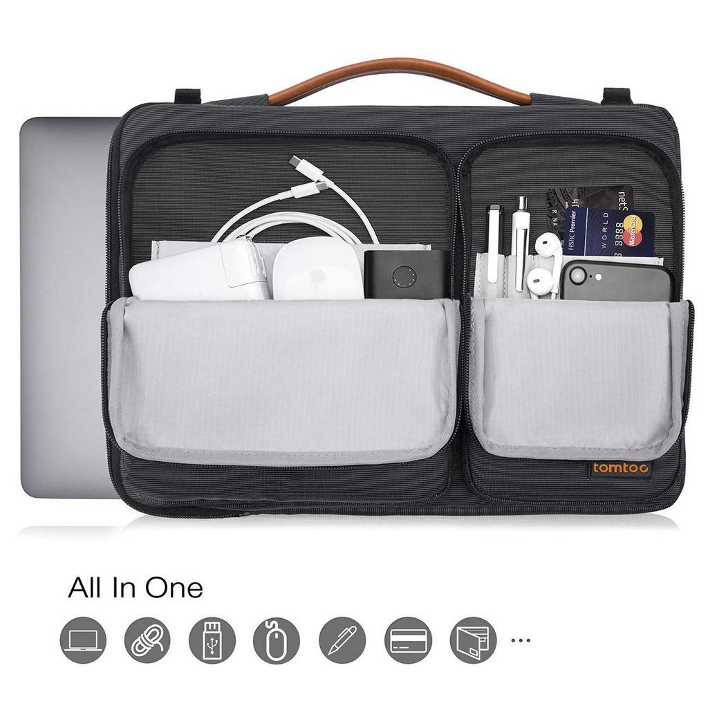 Túi Đeo Macbook-Laptop Tomtoc 360* Shoulder Bags 13/15/16inch - Đen