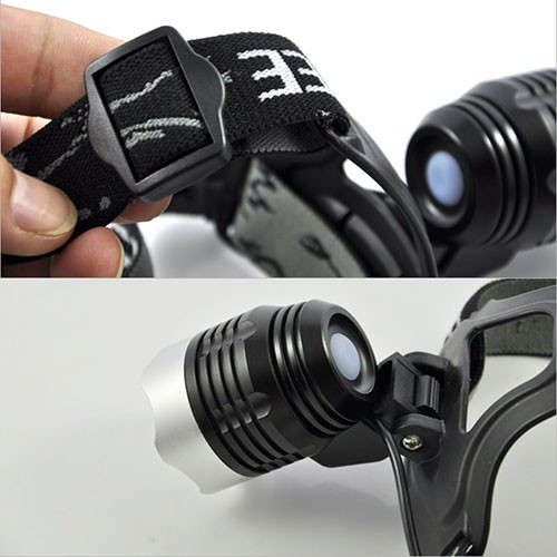 Đèn pin SIÊU SÁNG đội đầu dùng 2 pin 18650 ( Hàng Chính Hãng )