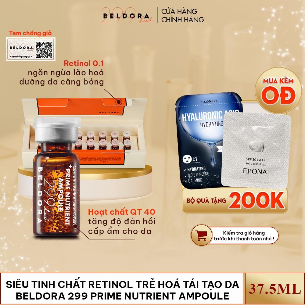 SIÊU TINH CHẤT RETINOL TRẺ HOÁ TÁI TẠO DA BELDORA 299 PRIME NUTRIENT AMPOULE 37.5ML