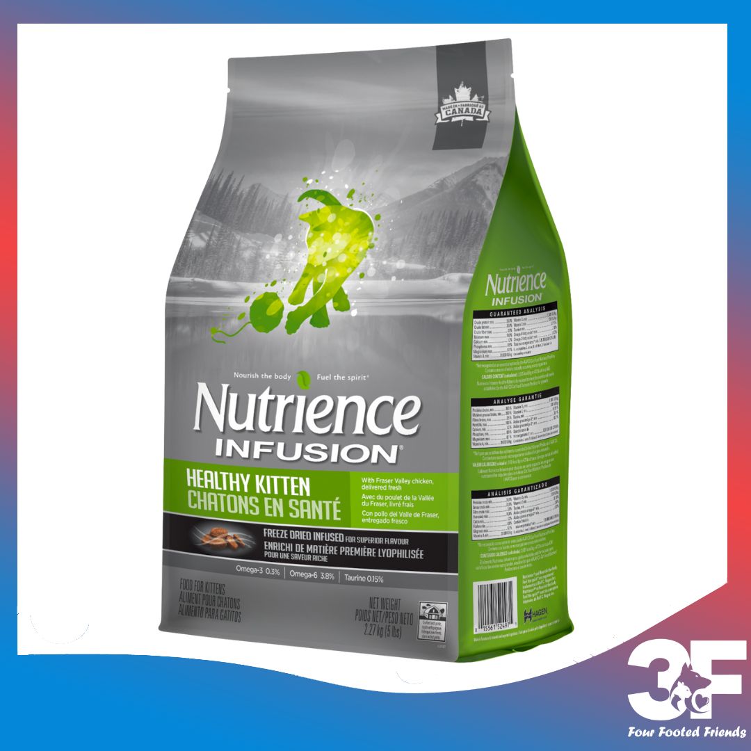 Hạt Khô Cho Mèo Con Thịt Gà Rau Củ Quả Tự Nhiên Nutrience Infusion Kitten