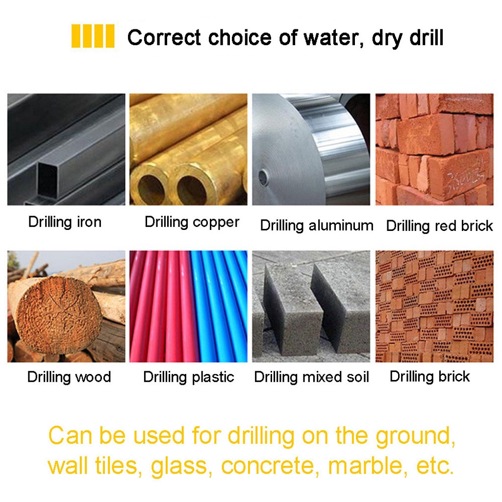 Bộ 5 Mũi Khoan Hình Tam Giác Đa Năng Kích Thước 6 / 8 / 10 / 12mm - miếng lót chuột