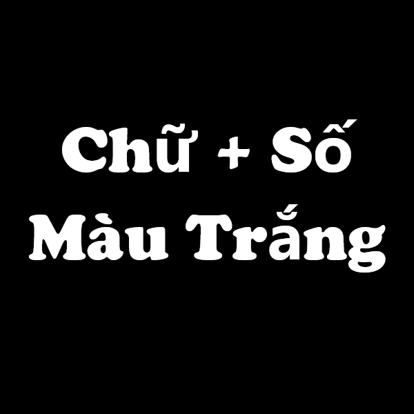 Phiếu Đặt In Decal/ Mực chìm sau Áo đá bóng - Chữ Trắng - Chữ Đen - Tùy Chọn