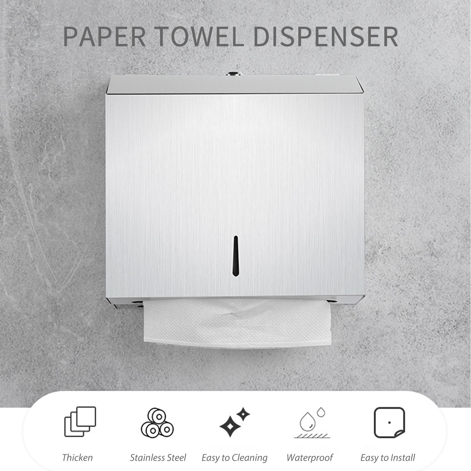 Máy phân phối khăn giấy Treo tường, hộp đựng khăn giấy treo tường