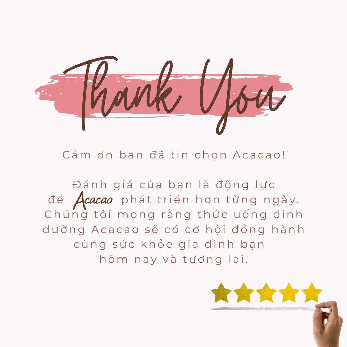 Bột socola Acacao hòa tan uống liền rất tiện lợi, giúp nạp năng lượng nhanh chóng - Hộp 286g