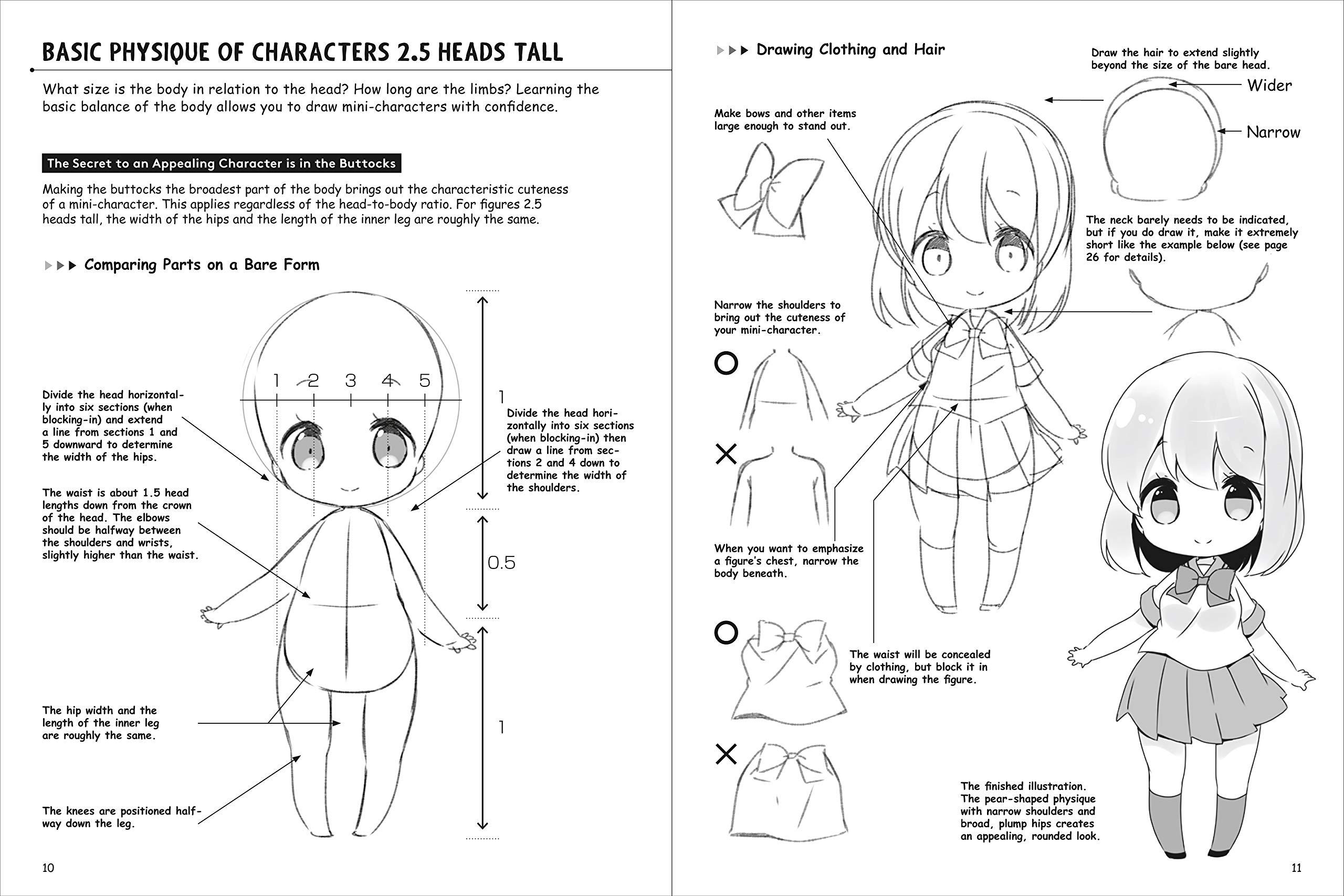 Beginner's Guide To Drawing Manga Chibi Girls: Create Your Own Adorable Mini Characters (Over 1,000 Illustrations)