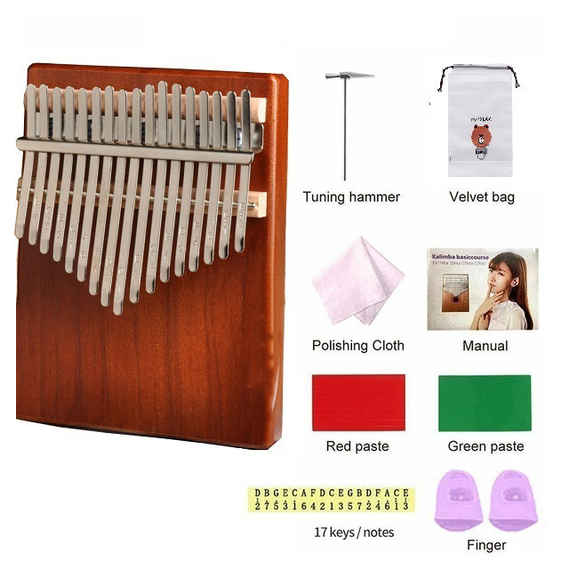 Đàn kalimba 17 phím cho bạn mới tập chơi Tonic Kalimba M-17