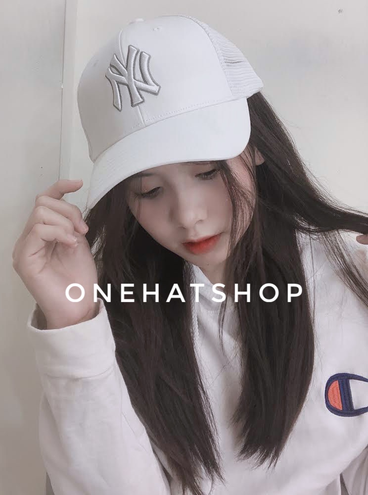 Nón kết basball cap logo thêu nổi 3D lưới thoáng mát chất lượng cao