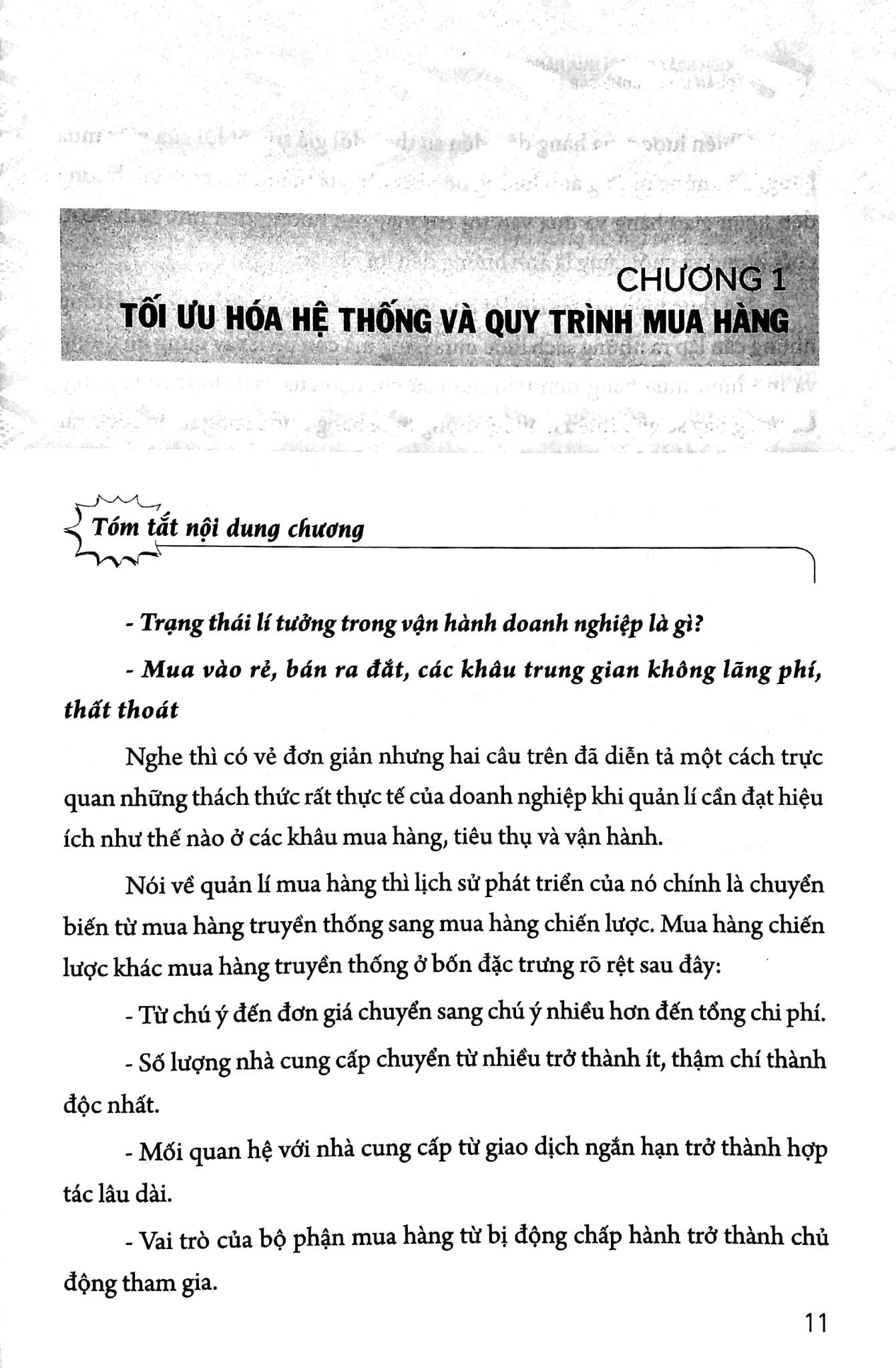 Kiểm Soát Chi Phí Mua Hàng Và Quản Lí Nhà Cung Cấp