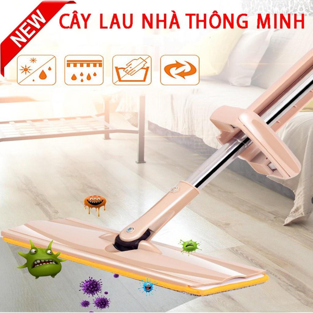 Chổi Lau Nhà Tự Vắt Thông Minh Xoay 360 Độ