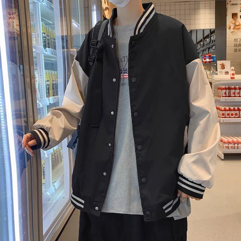 Áo khoác Bomber Jacket dù 2 lớp form rộng nam nữ unisex ulzzang