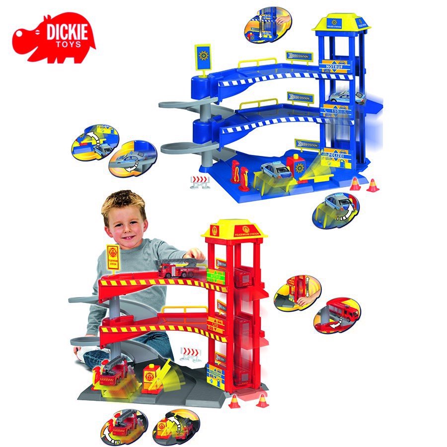 Bộ Đồ Chơi Trạm Cứu Hộ DICKIE TOYS International Rescue Station - 203718000038 ( Màu ngẫu nhiên )