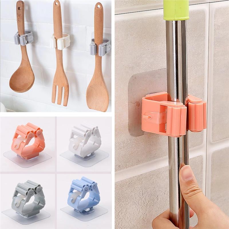 Giá Treo Cây Lau Nhà Gắn Tường Tiện Lợi