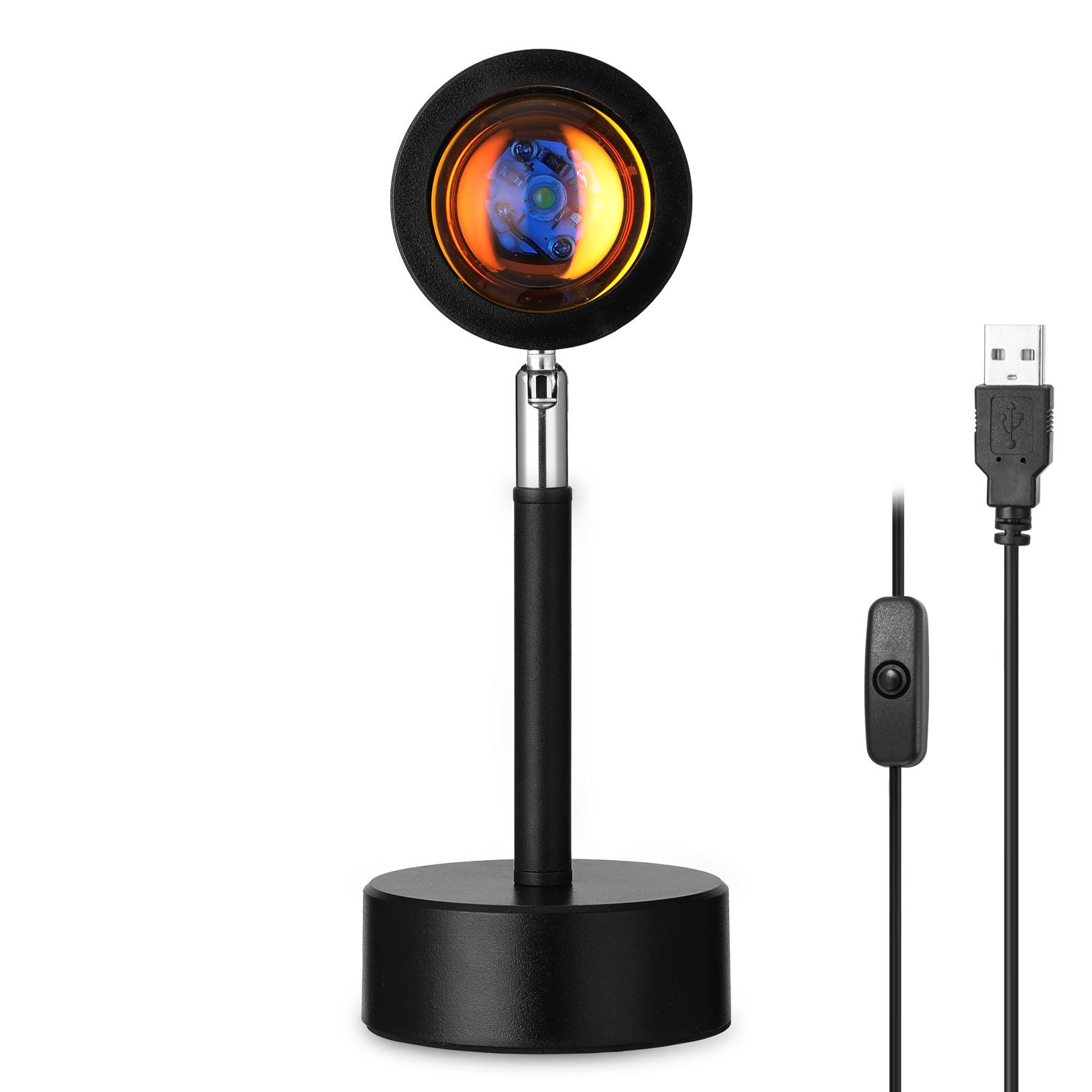 Đèn LED Hoàng hôn USB Trang trí Tường Ánh sáng Nhiếp ảnh Truyền hình Trực tiếp