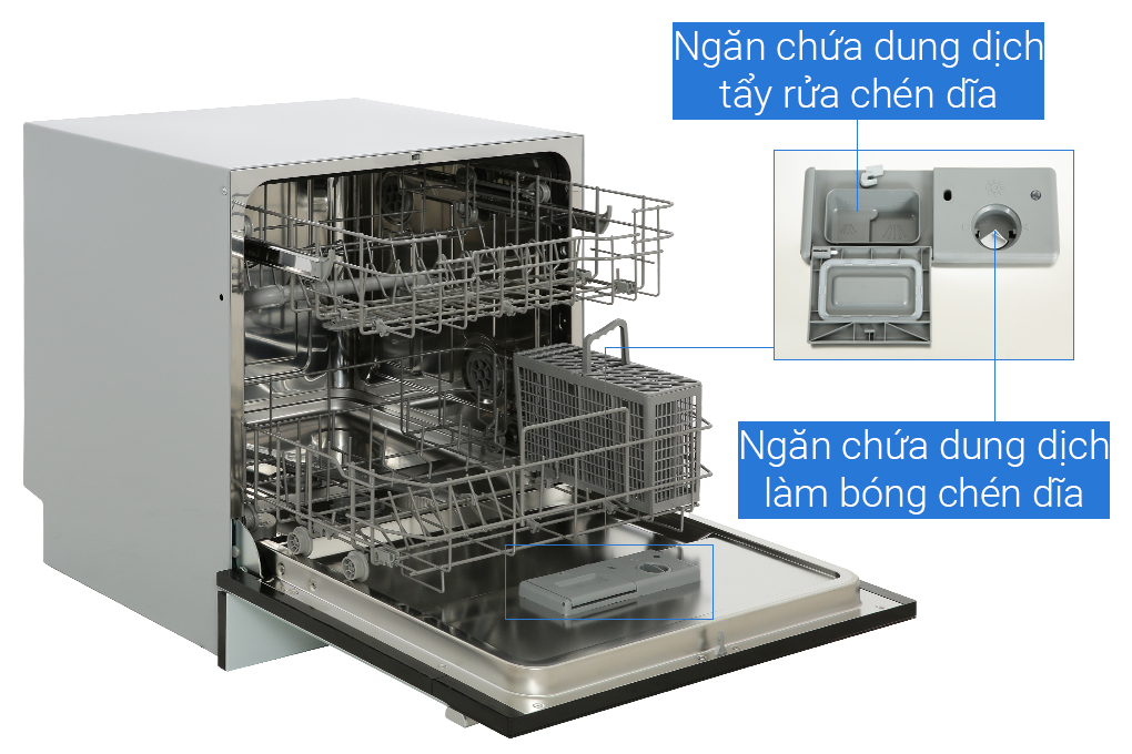 Máy rửa chén mini Galanz W8A2Q1-0E1(W) - Hàng chính hãng