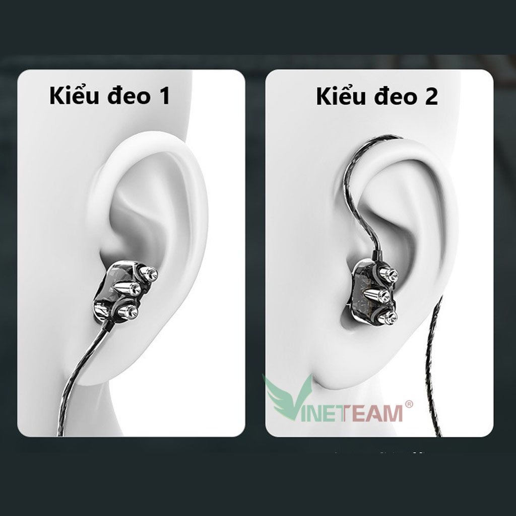 Tai Nghe Chống Ồn Có Dây VINETTEAM A6 Premium BASS 2022 Thế Hệ Mới, Giải Trí, Chơi Game Dùng Cho Cả Điện Thoại, Máy Tính - Hàng Chính Hãng