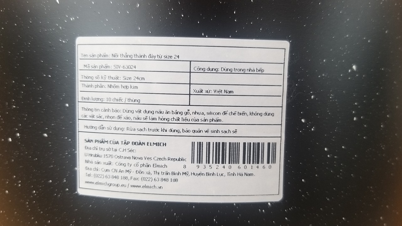 Nồi đáy từ cao cấp Elmich Smarcook SIV - 630