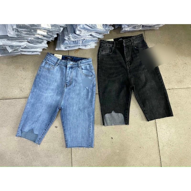 Quần jeans ngố co giãn cao cấp -T