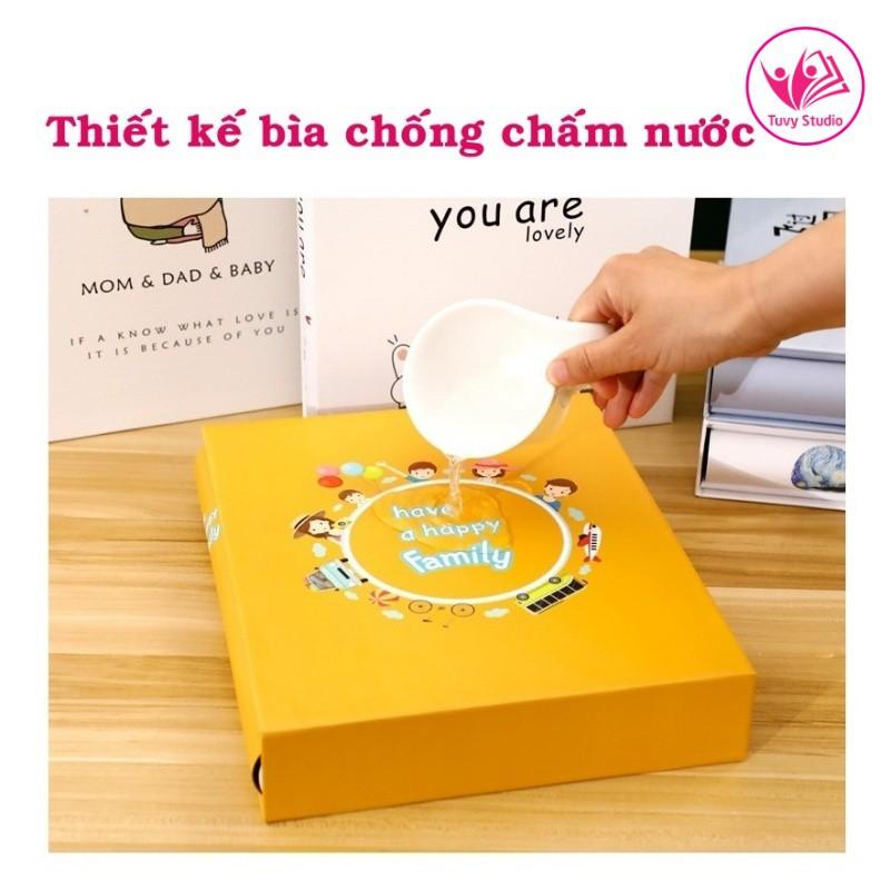 Album ảnh 13x18 đựng 200 tấm có hộp sang trọng bìa chống thấm nước