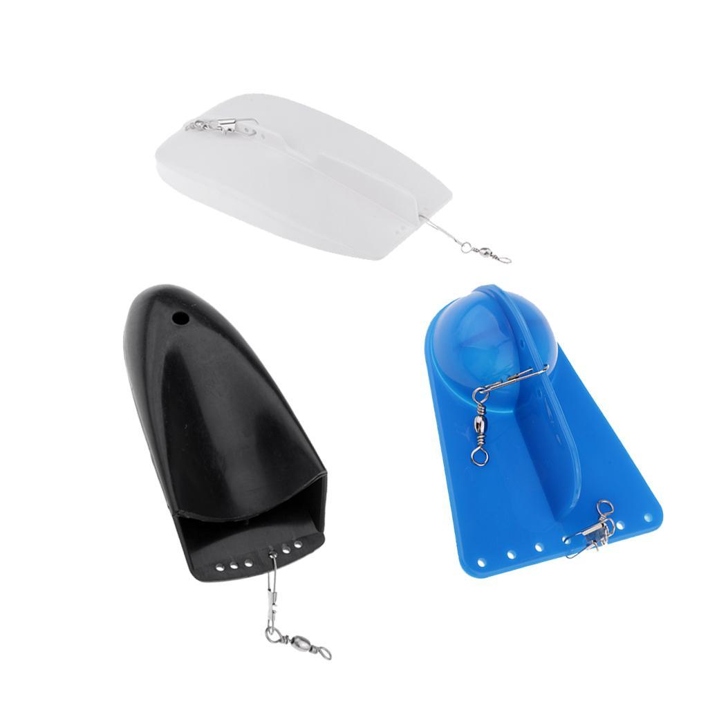 3pcs Deep Sea Trolling Planer Board Adjustable Weight Diving Diver Board