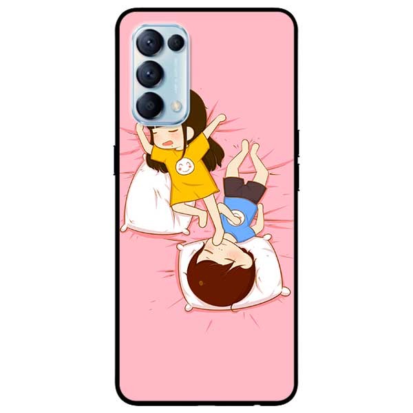 Ốp lưng dành cho Oppo Reno 5 mẫu Couple Ngủ