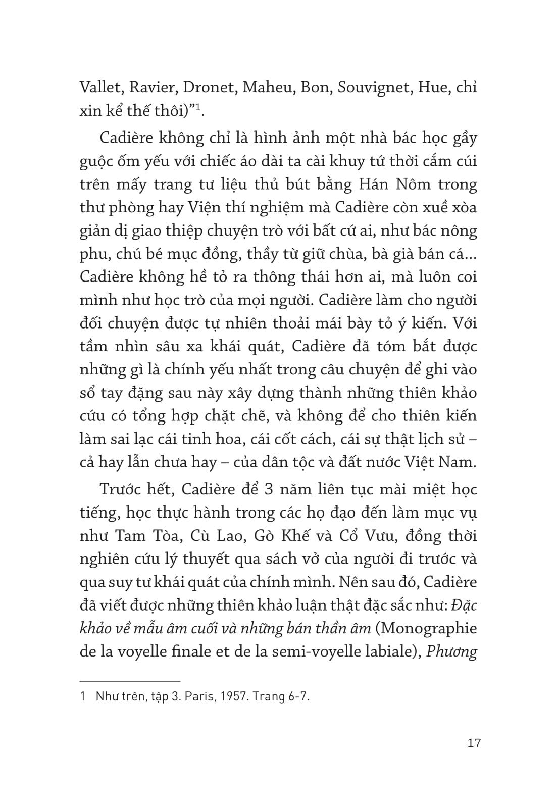 Sách - Cố Cả Léopold Cadière - Từ Việt Nam Học Đến Việt Nam Hóa
