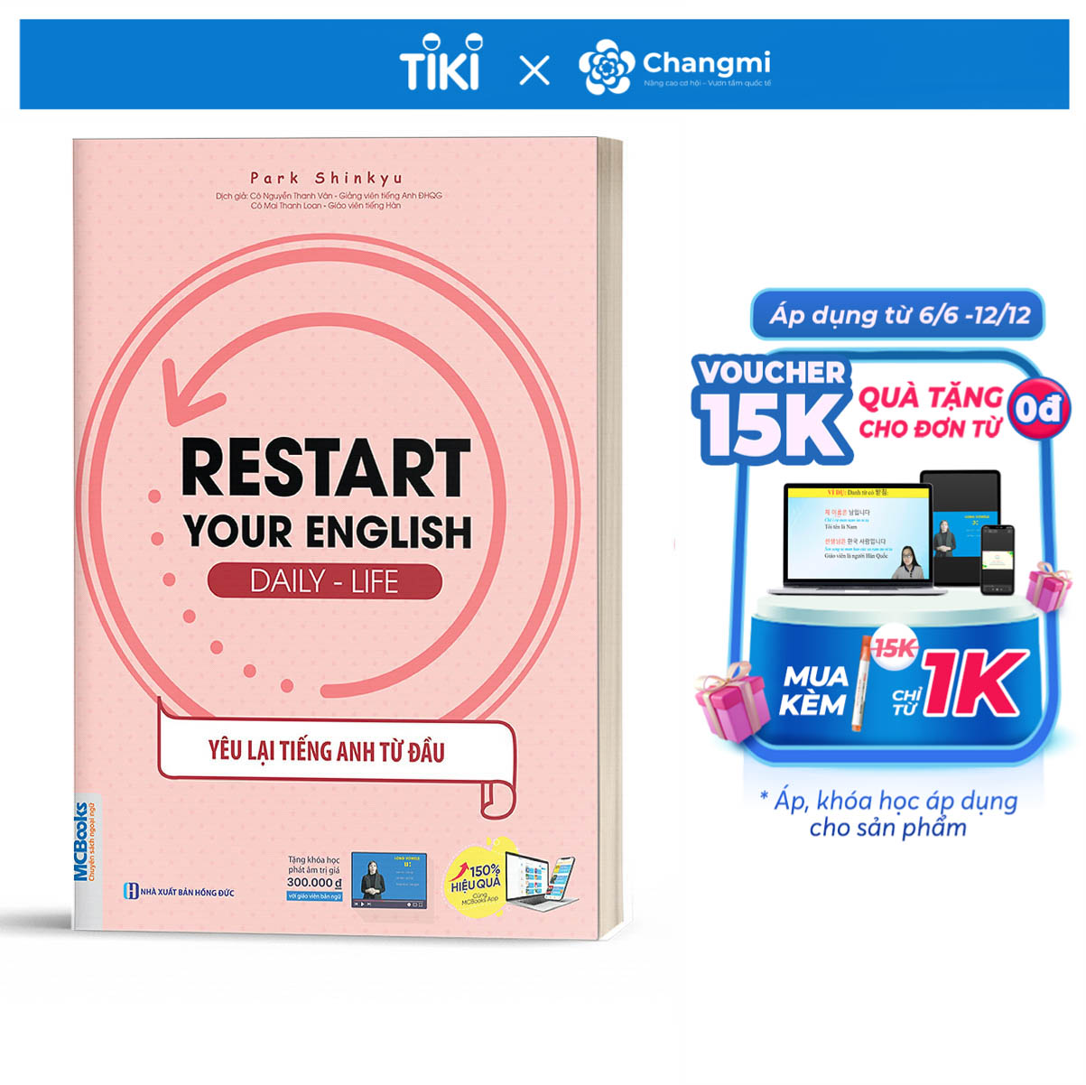 Restart Your English  - Yêu Lại Tiếng Anh Từ Đầu - Học Kèm App Online