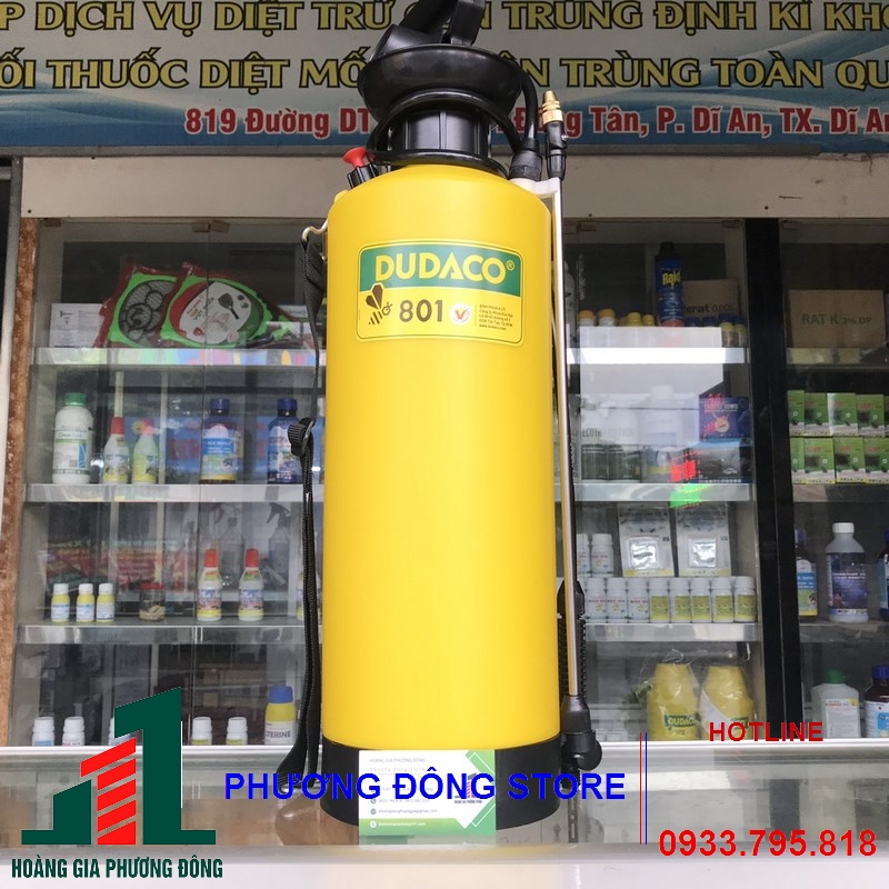 Bình bơm phun  thuốc DUDACO B-801 _ 8 LÍT