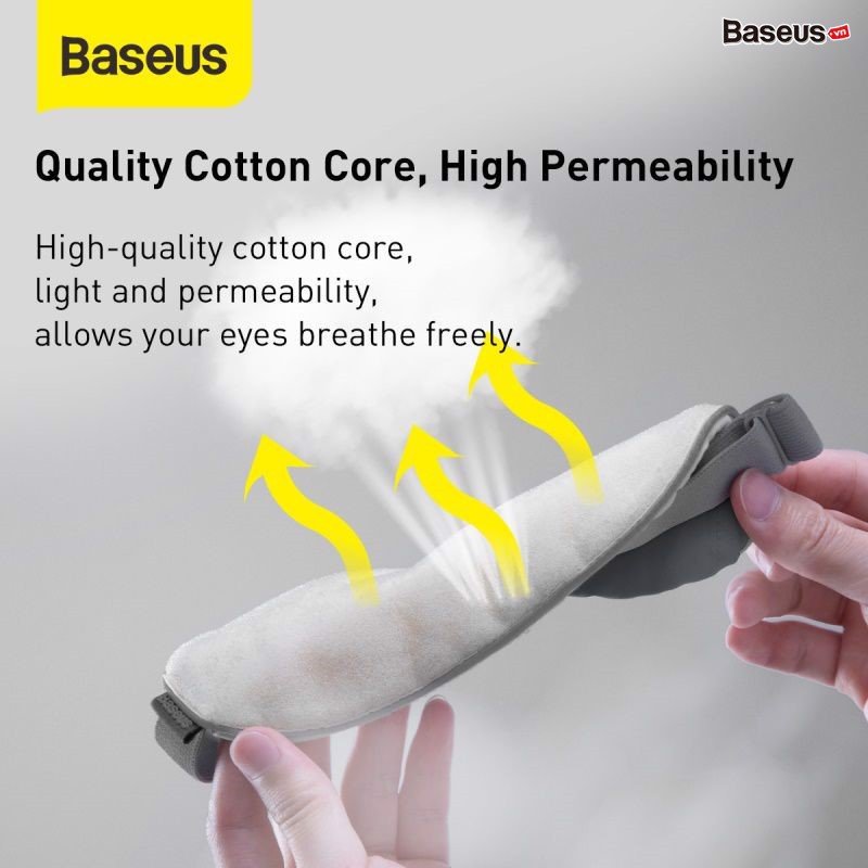 Miếng bịt mắt Baseus Thermal Series Eye Cover (with 2 Packs of Hot Compress Patches for Replacement)HÀNG NHẬP KHẨU