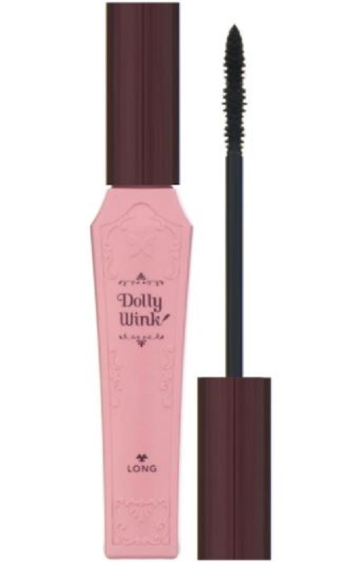 Mascara Chuốt Dài Mi, Dưỡng Mi Màu Đen Nhật Bản Koji Dolly Wink Long Mascara III Black, Chống Mồ Hôi, Không Bị Vón Cục