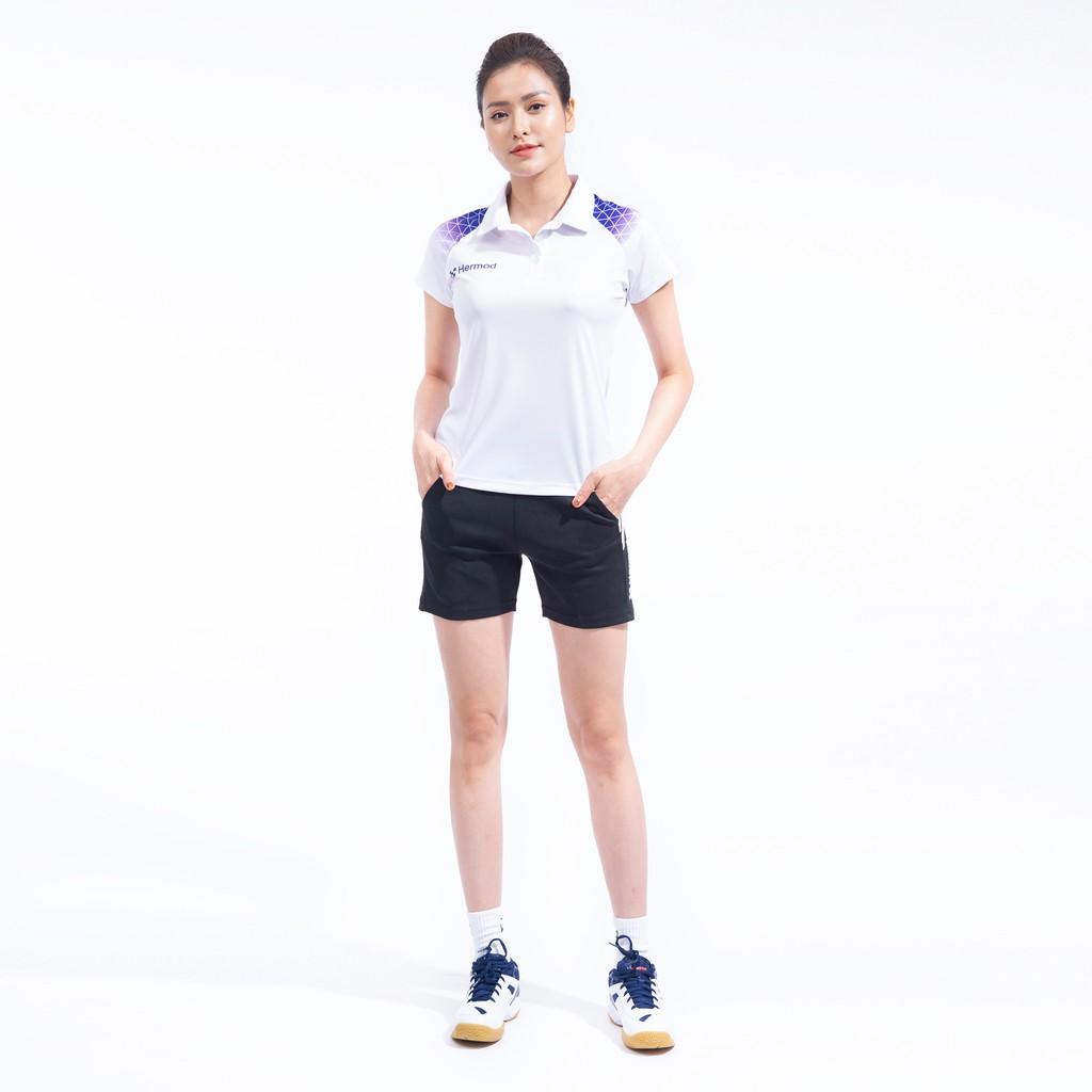 Quần Short Thể Thao Nữ HERMOD Tennis, Cầu Lông, Vải Co Dãn, Thoáng Mát L01TR