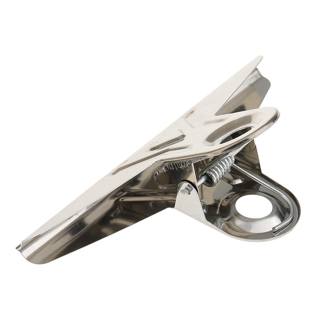 10 Miếng Bulldog Kẹp Chữ Kẹp Giấy Chất Kết Dính Kẹp Bạc 15 Cm