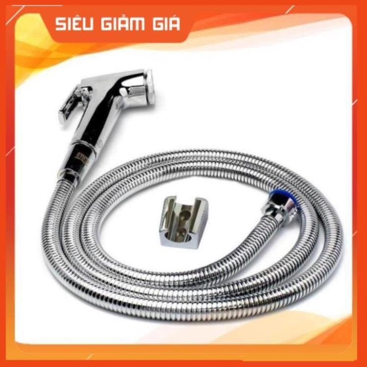 Vòi xịt vệ sinh cao cấp, kèm dây dẫn và đế cài 206804