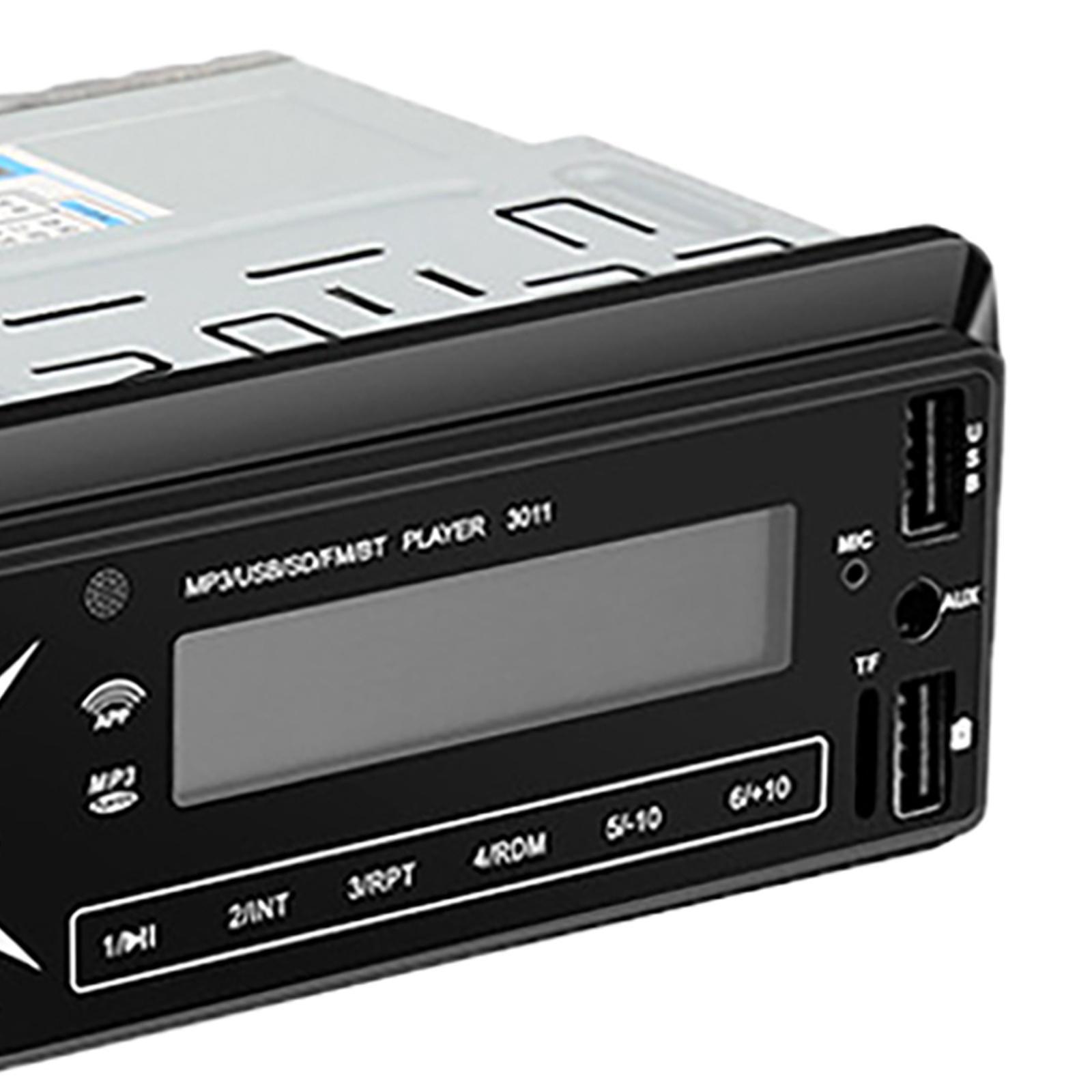 Car MP3 Player with Remote Control Universal Voice Assistant USB Drive for Truck