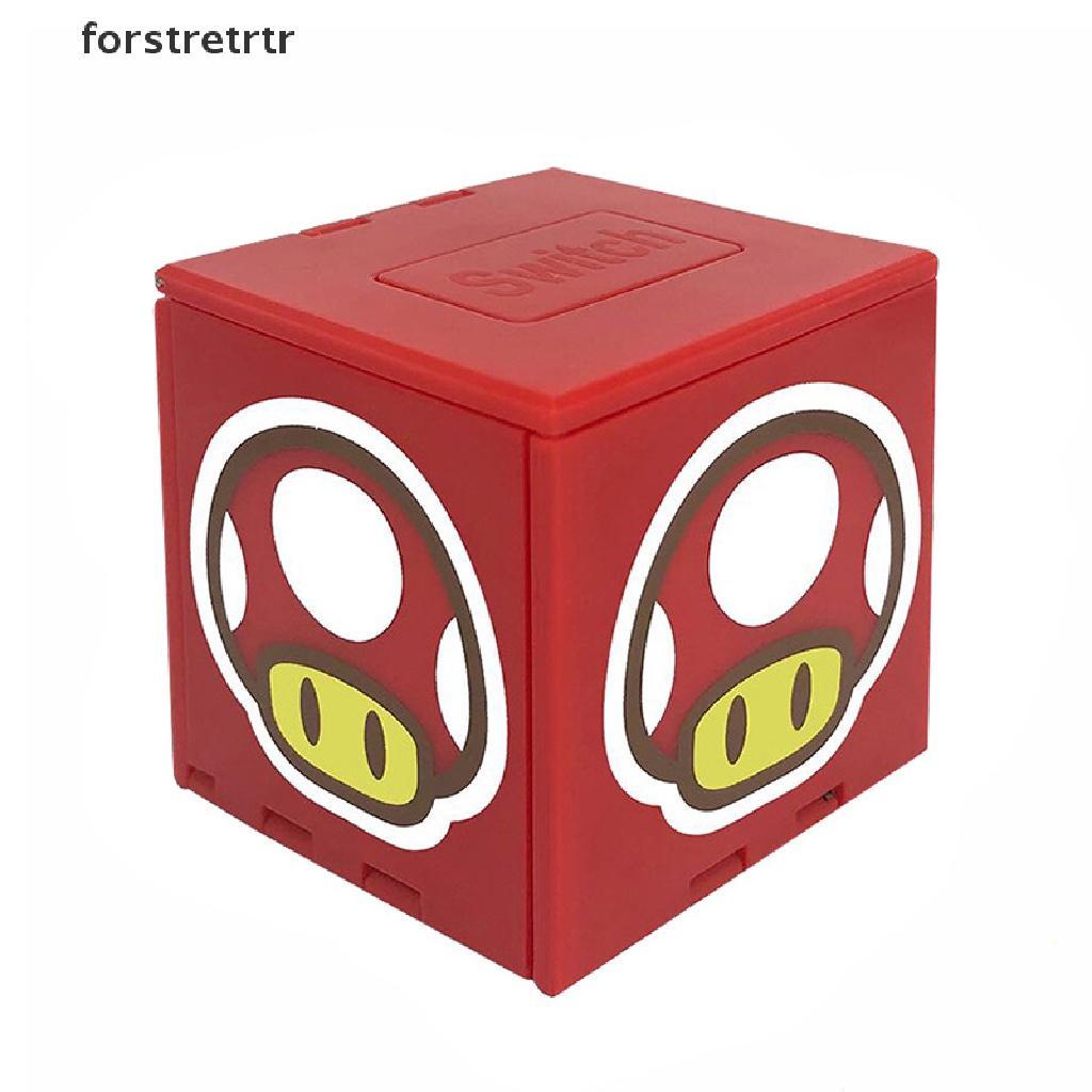 Forstretrtr 16in1 Game Accessorie Portable Case Cover Game Card Box For NS Switch Storage Cartridge Case For Nintendo Switch OLED Cards Holder Box EN