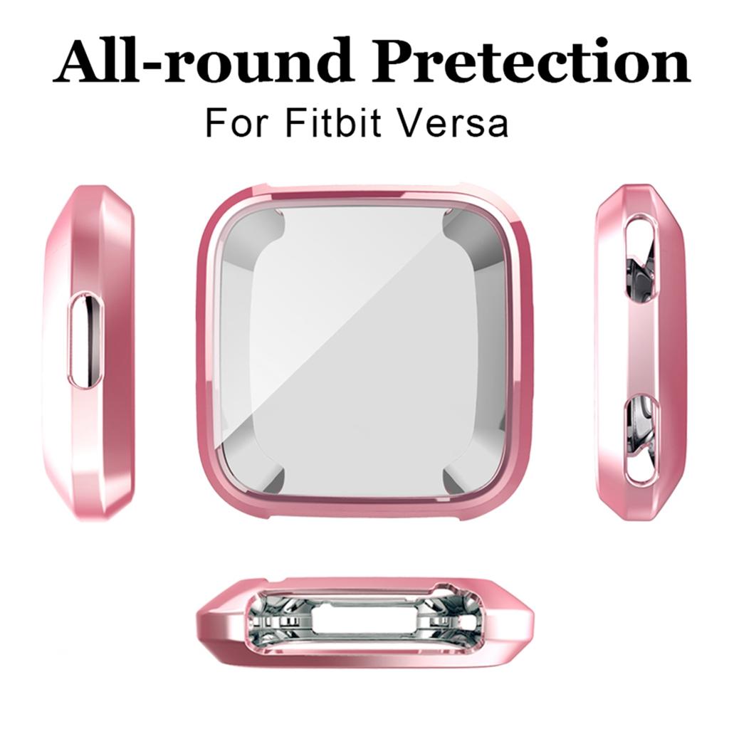 Screen Protector TPU Overall Protection Case Protector Case All-Around Protective Screen Cover for Fitbit Versa