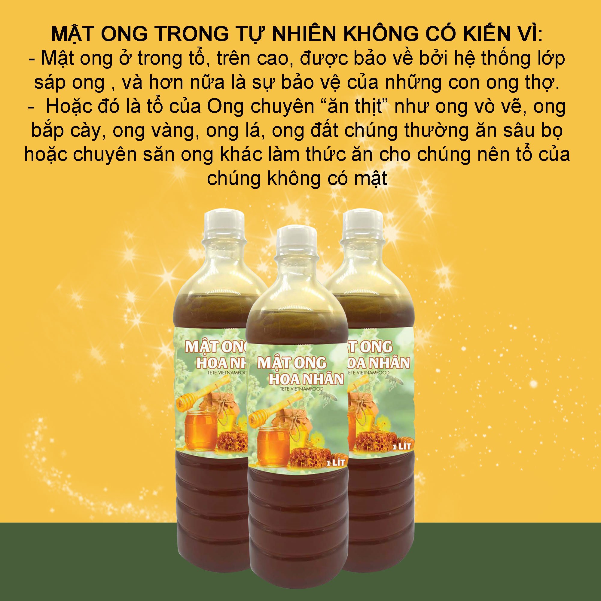 Mật Ong Hoa Cafe Daklak TETE 1 Lít/ chai