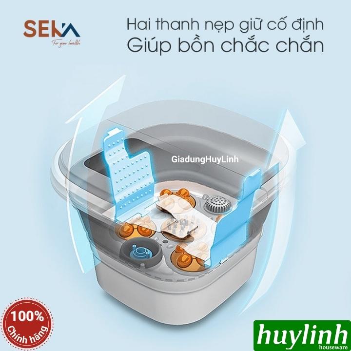 Bồn ngâm massage chân Seka SK195 - 4 mâm xoay + sục khí + điều khiển từ xa - Hàng chính hãng