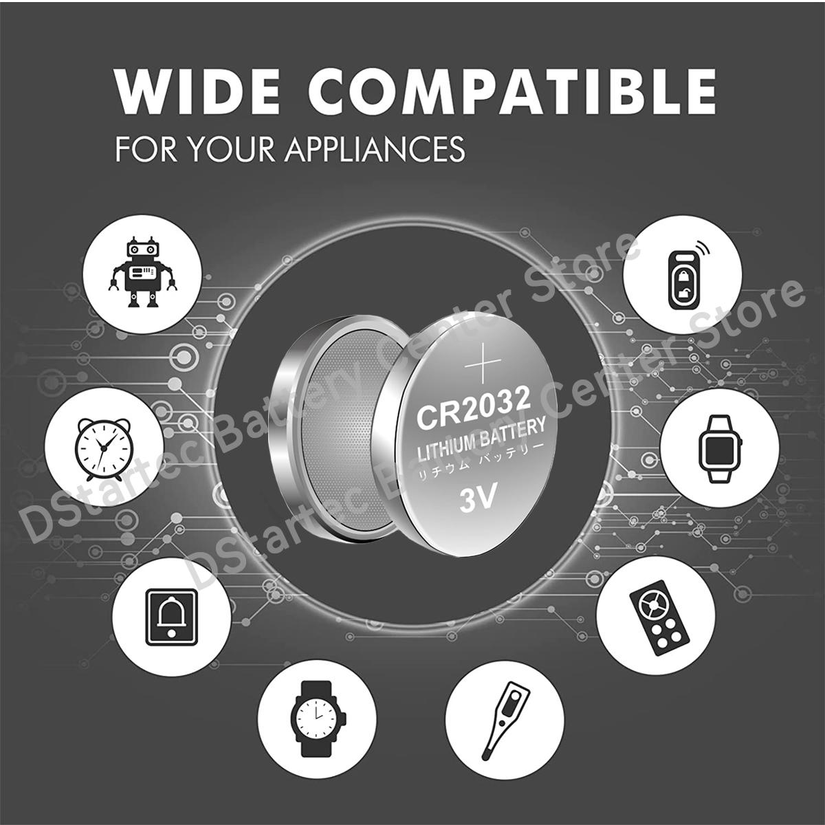 25 Con Koonenda CR2032 Pin Lithium 3V DL2032 CR 2032 Pin Nút Cho Đồng Hồ Đồ Chơi Điều Khiển Từ Xa Máy Tính Đồng Xu Tế Bào