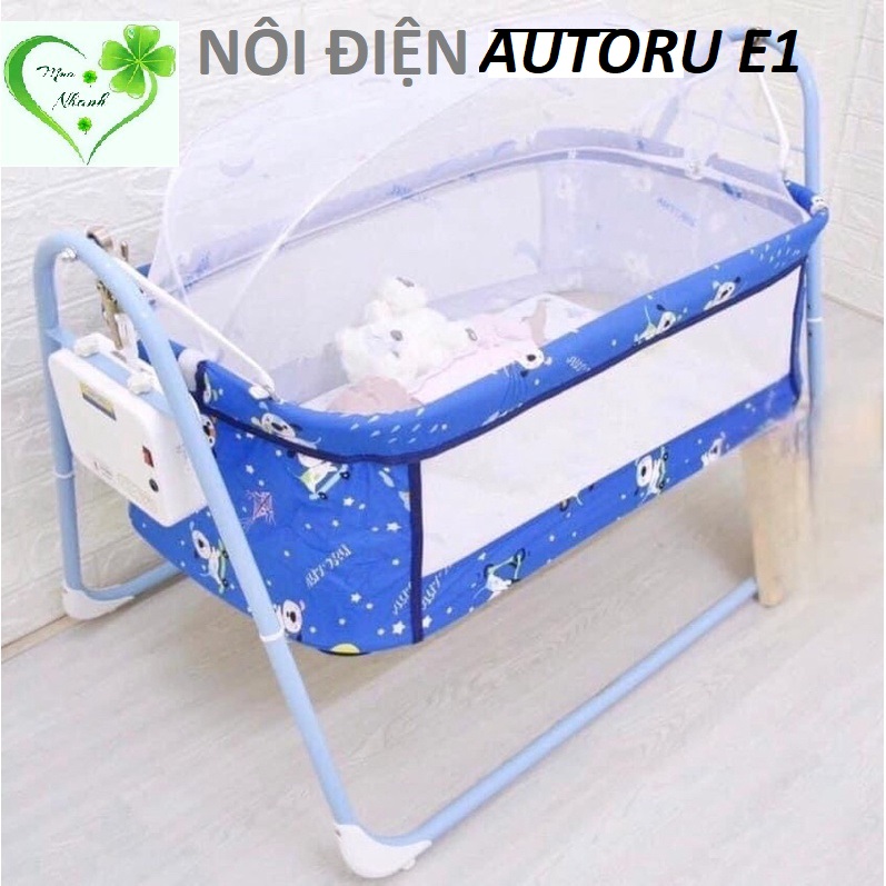 Nôi đưa võng tự động sức đưa 22 kg xanh
