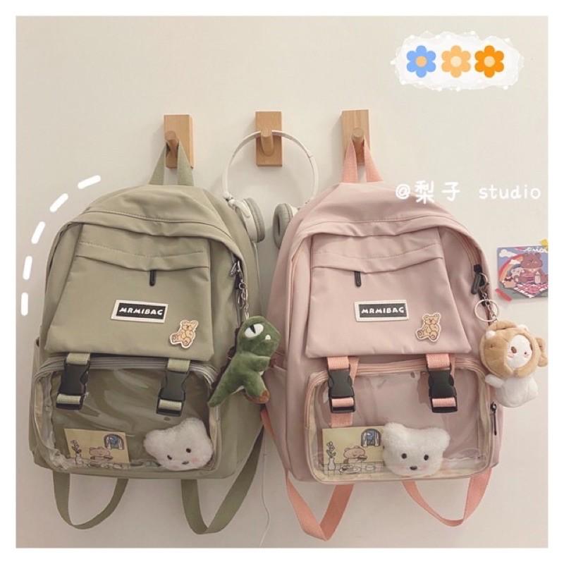 Balo Ullzang chống thấm, balo Mr mibag 2 khoá - ARMIBAG 001