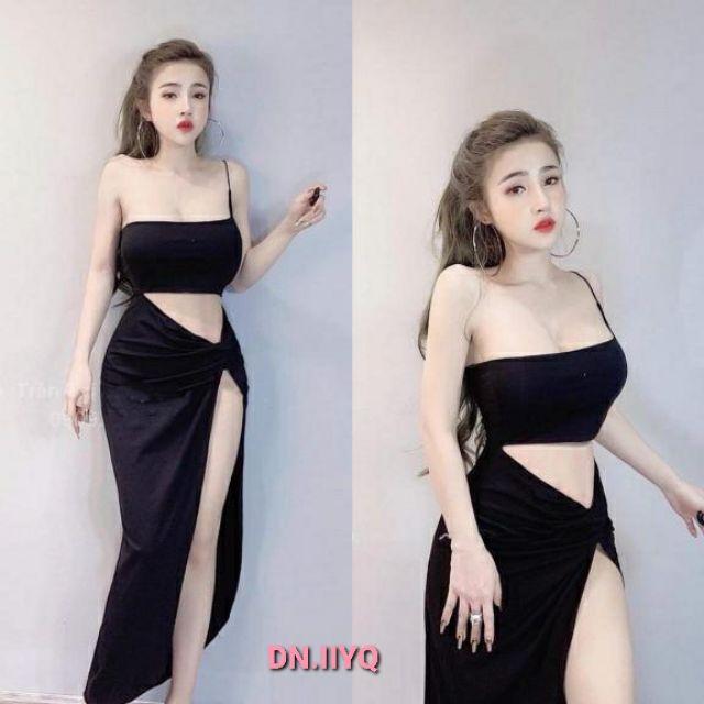 Đầm body xẻ tà