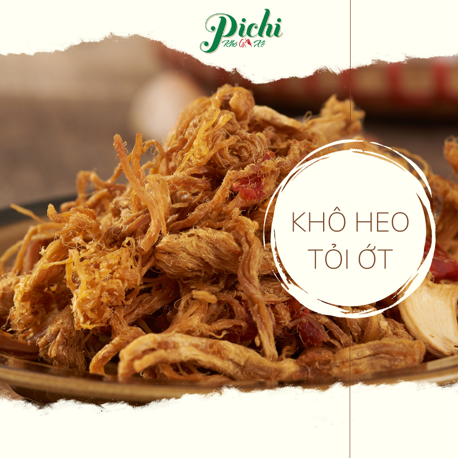 Pichi khô heo vị tỏi ớt 100g