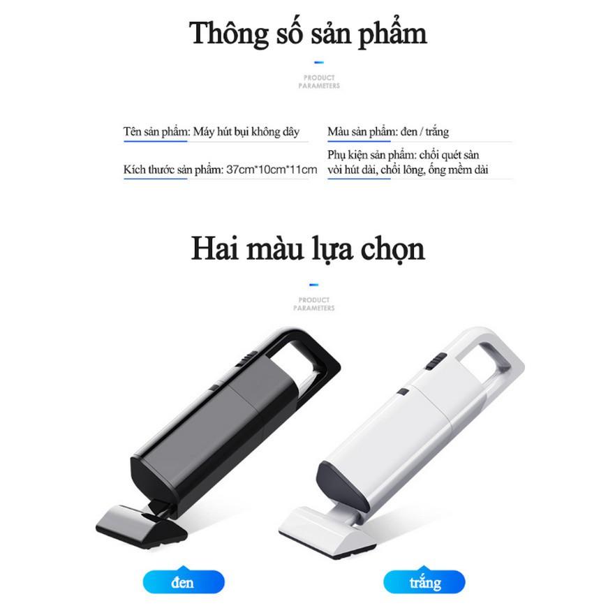 Máy hút bụi xe hơi không dây công suất cao 12V, hút ướt và khô - Home and Garden
