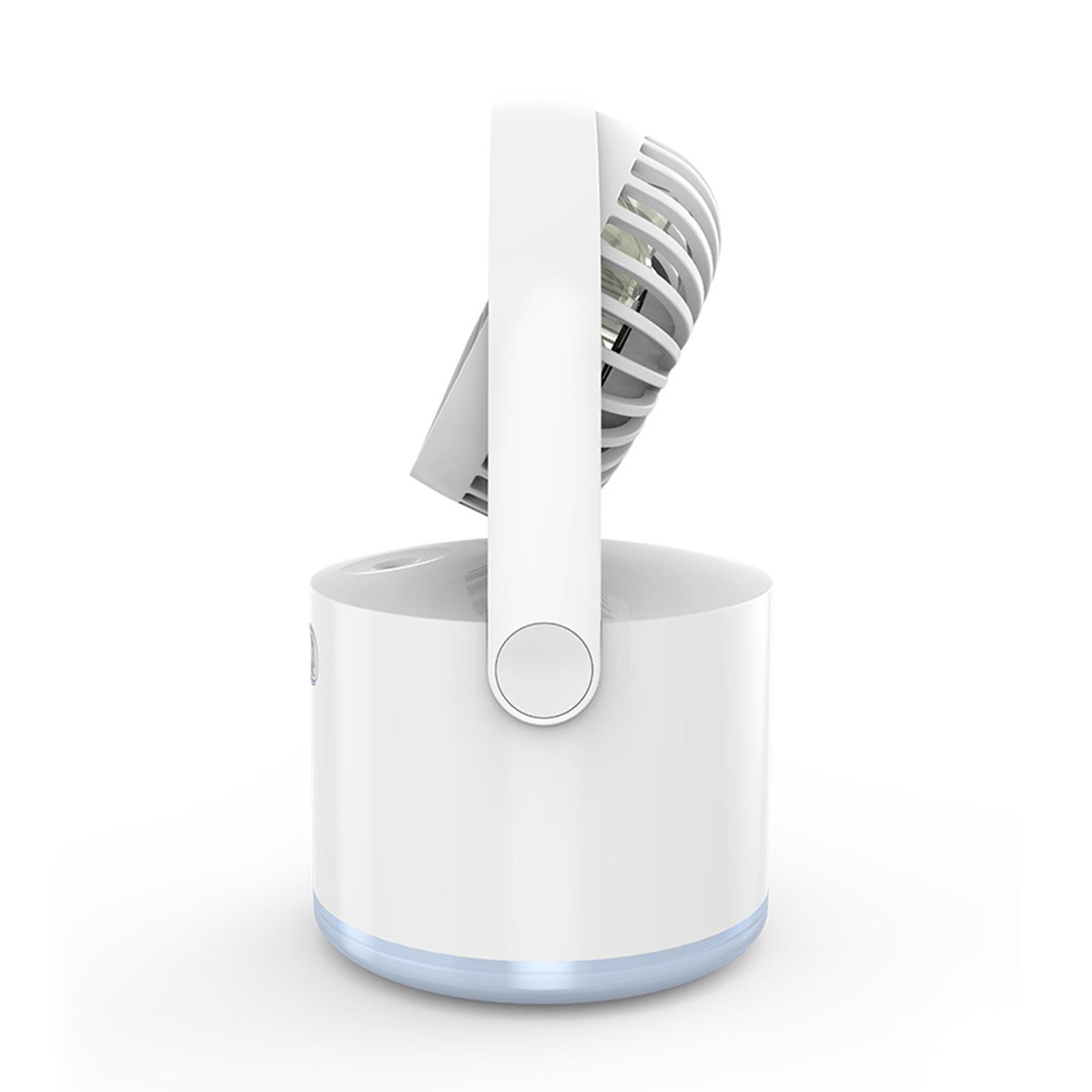 Quạt phun sương mini tạo ẩm dung tích 300ml để bàn, có đèn LED