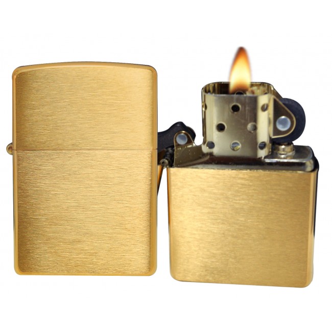 Bật Lửa Zippo Brushed Brass