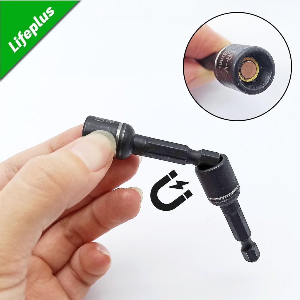 Đầu bắn tôn 8mm hợp kim Crom Vanadium mạ đen